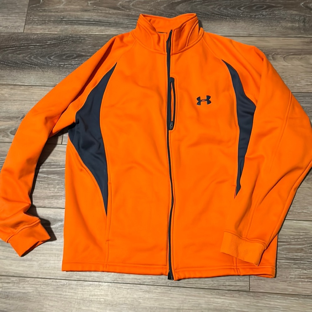 Under Armour orange jacket size L